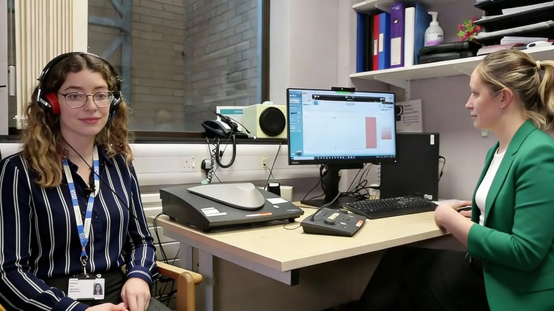 Speech in noise hearing test