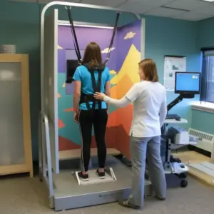 balance function using computerized posturography at Harley HVM