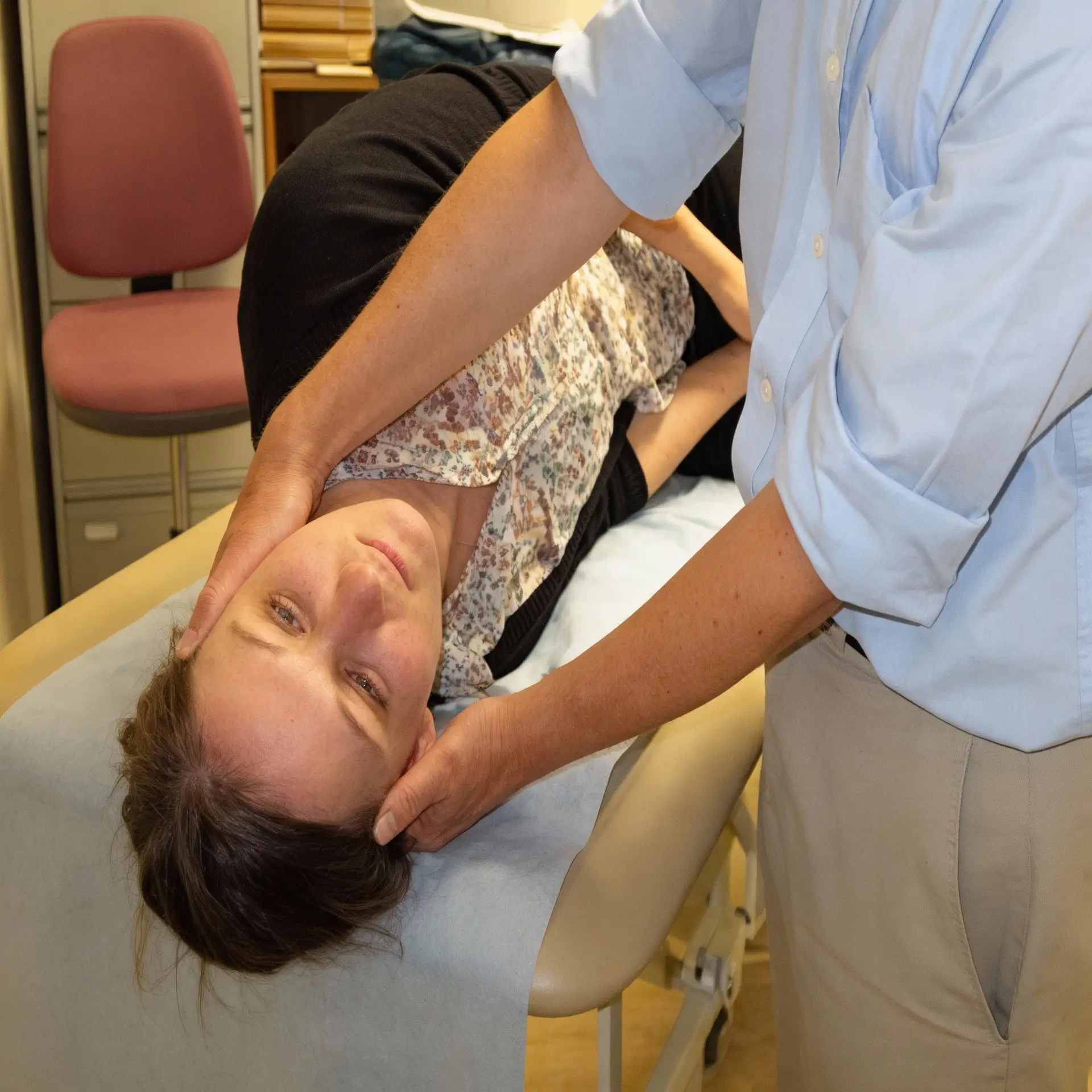 horizontal canal BPPV using supine roll test at Harley HVM