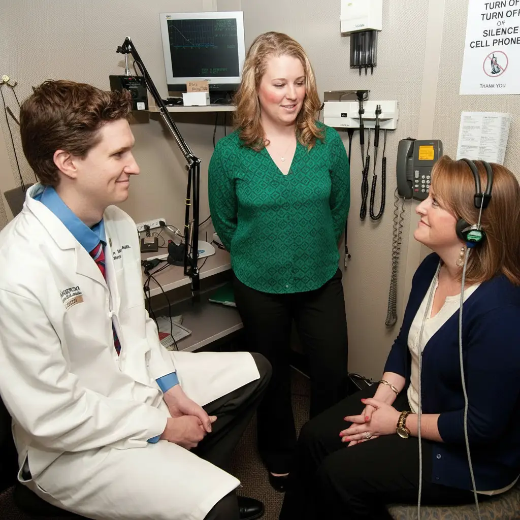 Patient consultation for Middle Ear Myoclonus treatment options