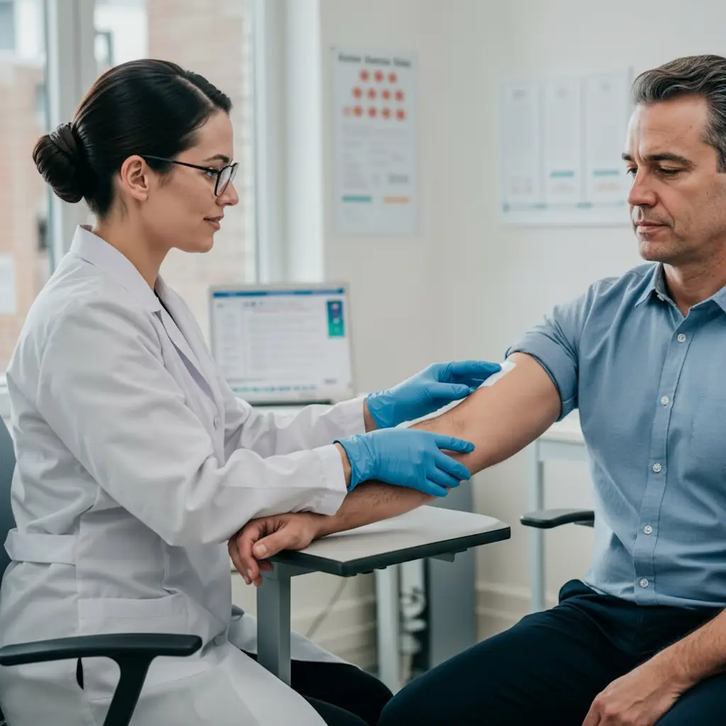 blood test results for medical evaluation at Harley HVM