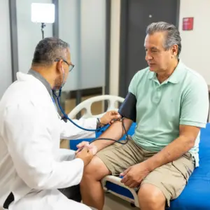 postural blood pressure and pulse test for autonomic evaluation at Harley HVM