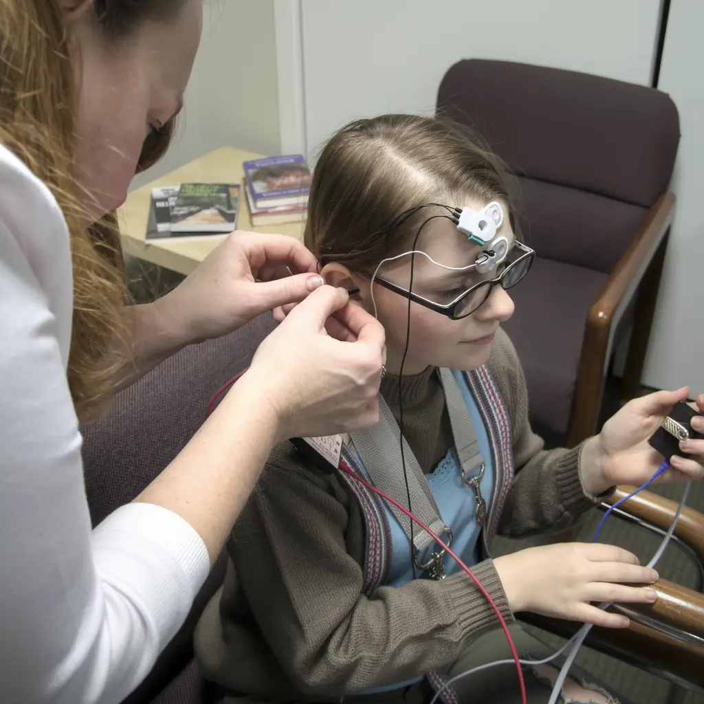 Clinical auditory brainstem response test for hearing pathway evaluation