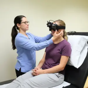 videonystagmography test for dizziness and balance disorders at Harley HVM