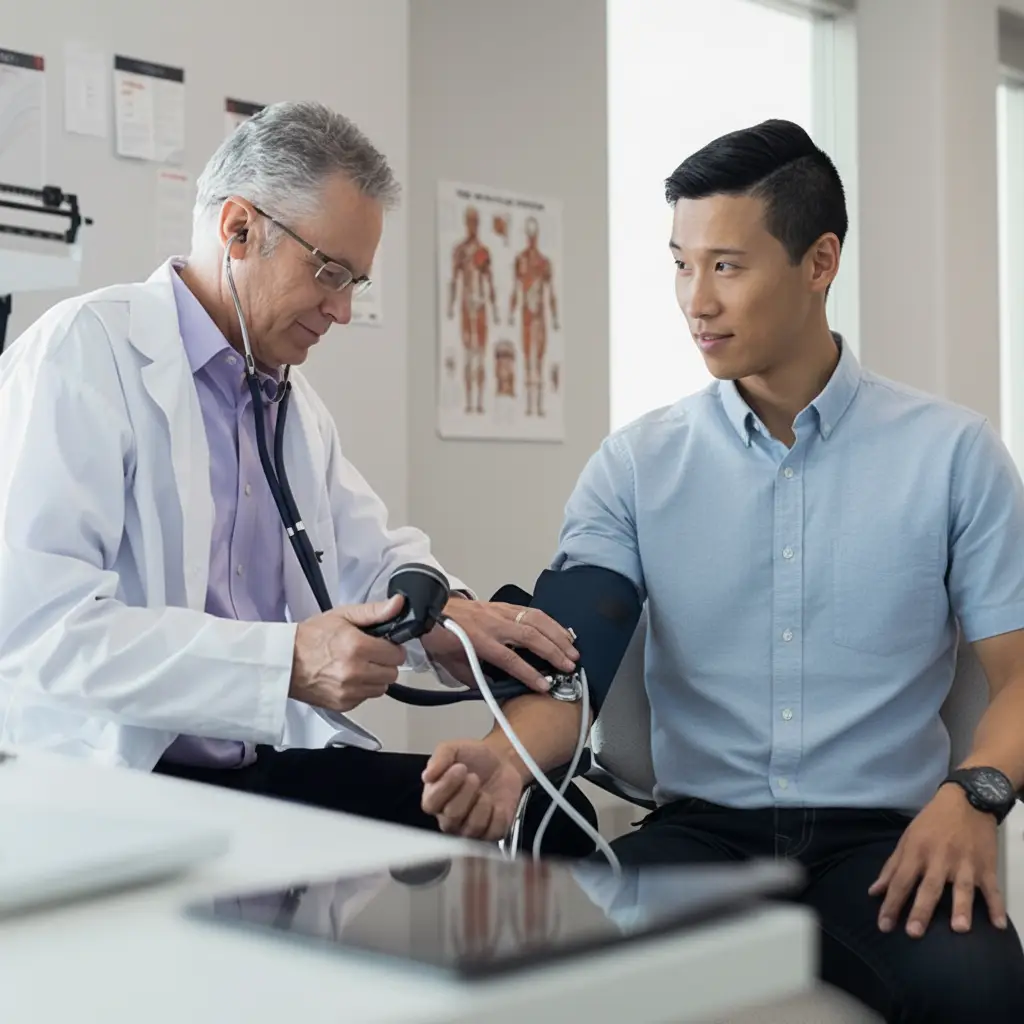 postural blood pressure and heart rate changes at Harley HVM