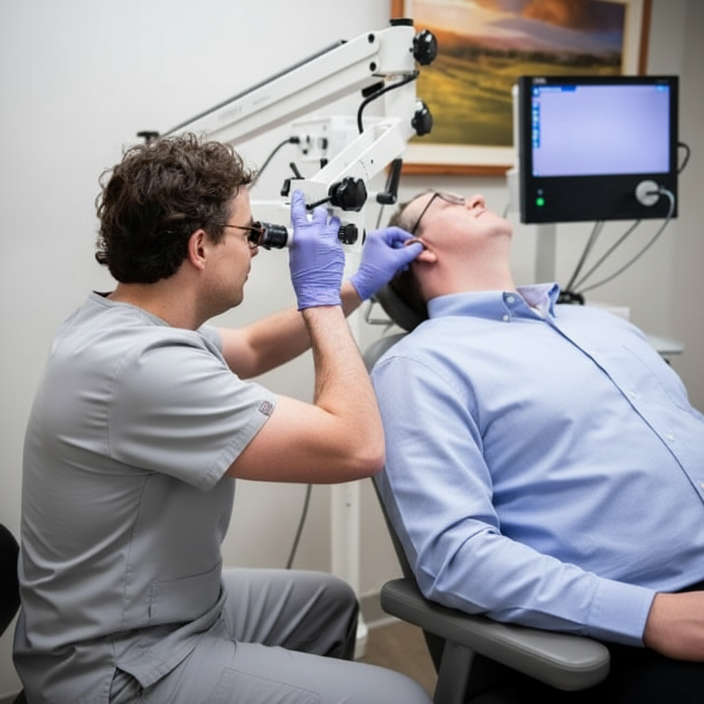 Hearing evaluation performed to monitor autoimmune inner ear disease