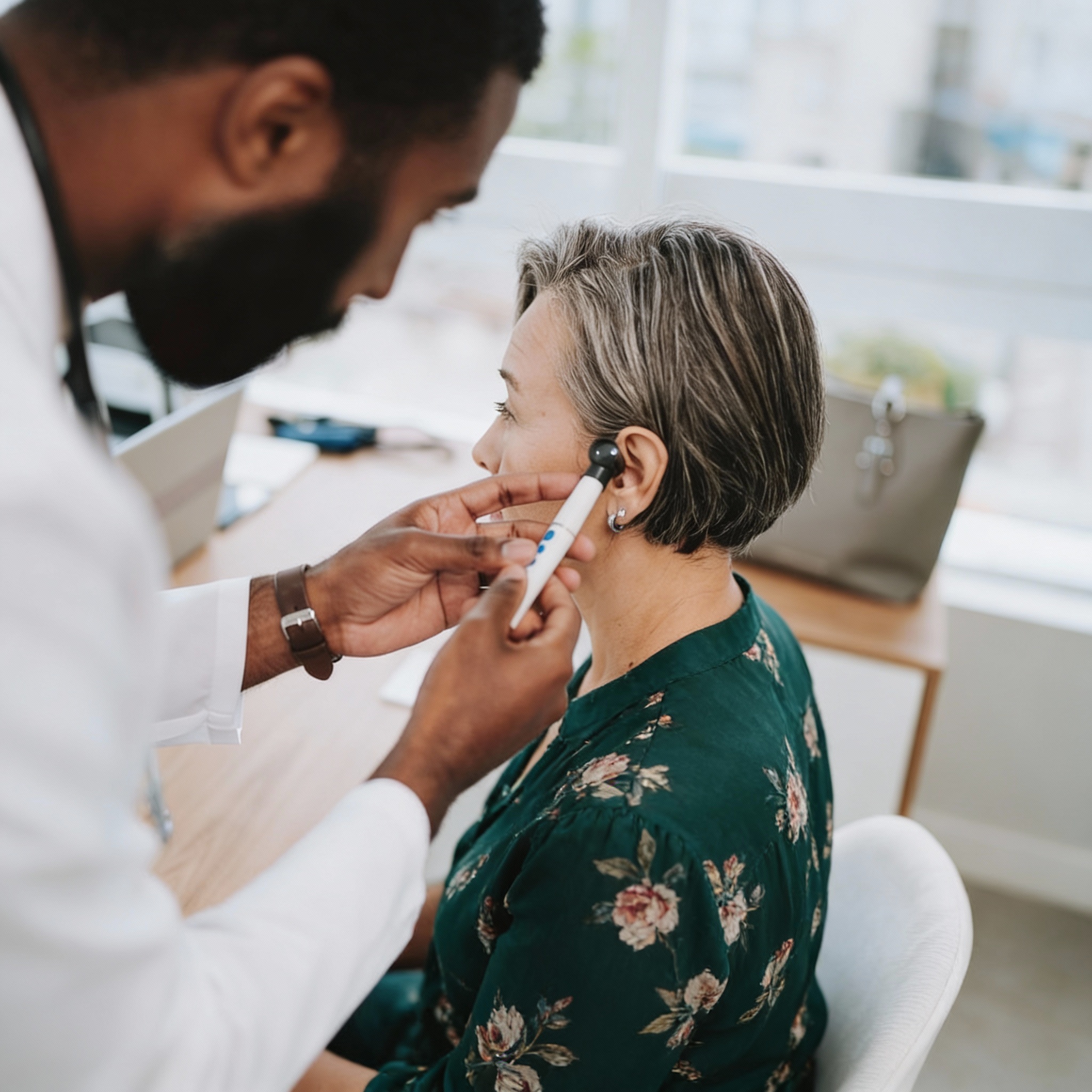 Clinical eustachian tube function test for ear blockage and dysfunction