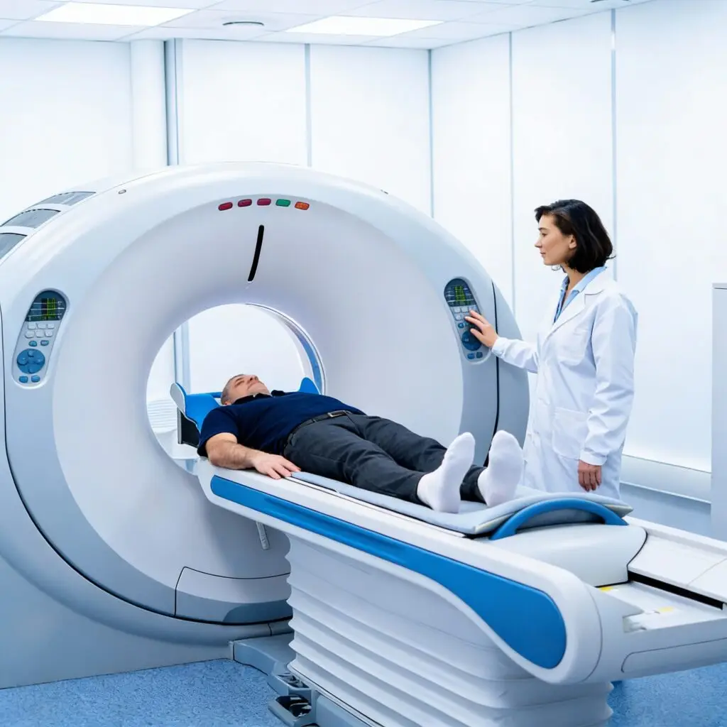 MRI and CT scan images for balance and neurological evaluation at Harley HVM