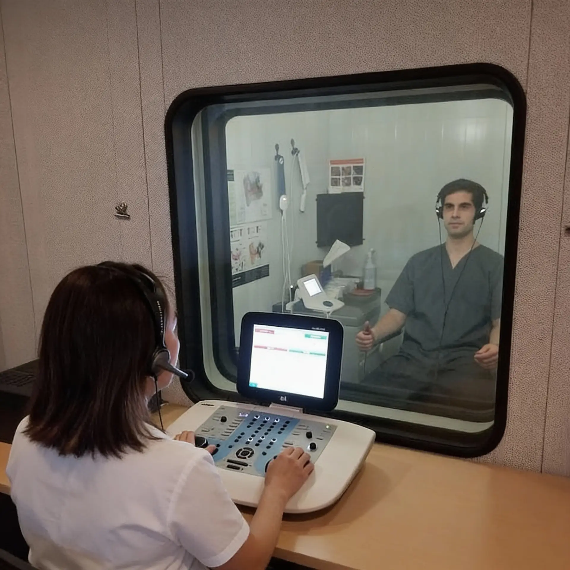 Vestibular and auditory testing conducted for enlarged vestibular aqueduct in London