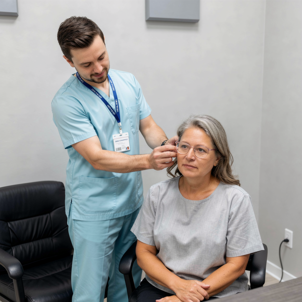 Specialist evaluation of itchy ears in London using audiometry